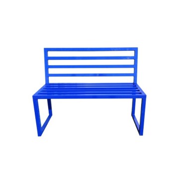 Ławka metalowa z oparciem 4 belki